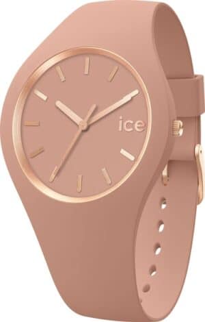 ice-watch Quarzuhr »ICE glam brushed - Clay - Small - 3H
