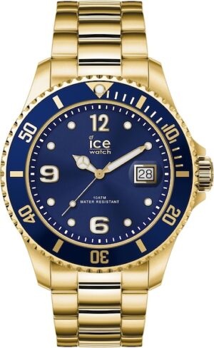 ice-watch Quarzuhr »ICE steel - Gold blue - Large - 3H