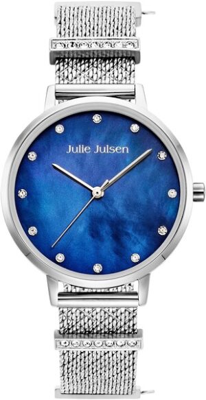 Julie Julsen Quarzuhr »CHARMING SILVER BLUE