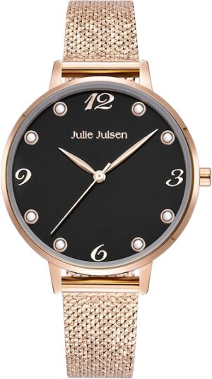 Julie Julsen Quarzuhr »Julie Julsen Pearl Black Rosé