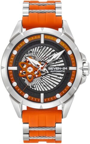 SEVEN-24 Automatikuhr »Seven-24 Atom Tiger Rubber