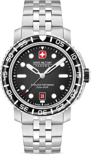 Swiss Military Hanowa Schweizer Uhr »BLACK MARLIN