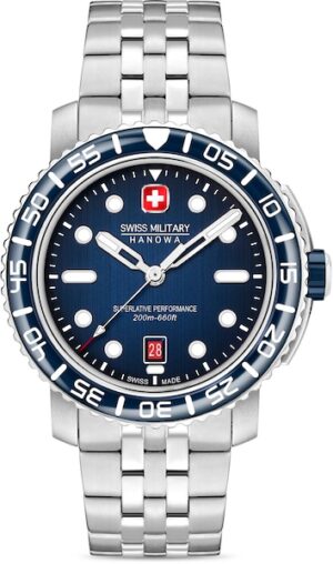 Swiss Military Hanowa Schweizer Uhr »BLACK MARLIN